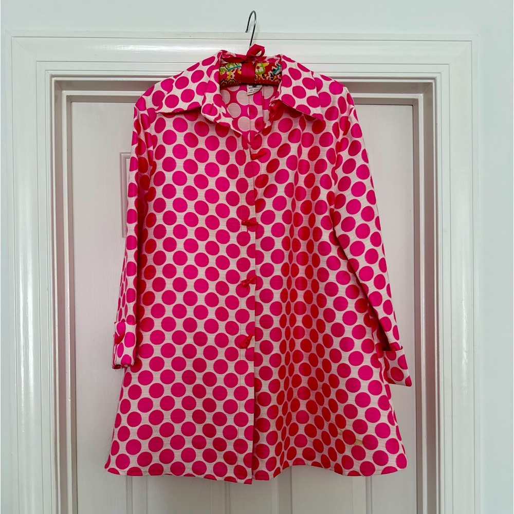 Perfect Pink Polka Dot Cocktail Jacket!